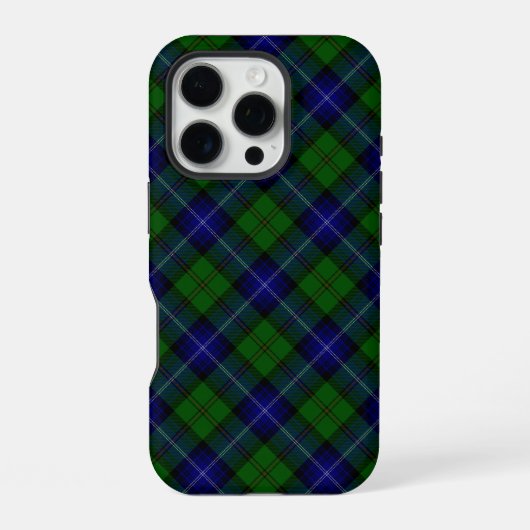 Urquhart tartan blue kariert iPhone hülle (Rückseite)