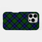 Urquhart tartan blue kariert iPhone hülle (Rückseite (Horizontal))