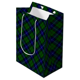 Urquhart tartan blue kariert mittlere geschenktüte