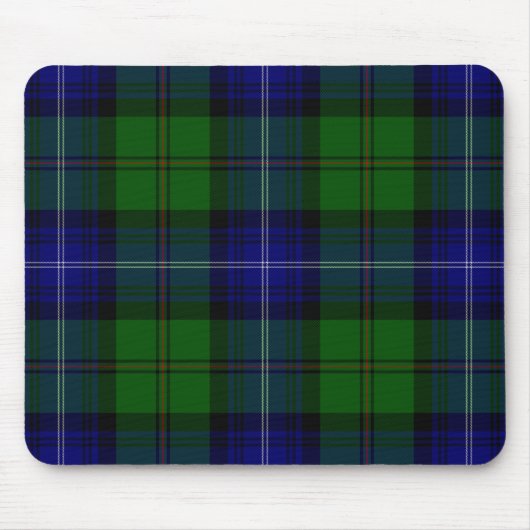 Urquhart tartan blue kariert mousepad (Vorne)