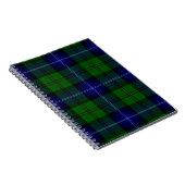 Urquhart tartan blue kariert notizblock (Rechte Seite)