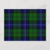 Urquhart tartan blue kariert postkarte (Vorderseite)