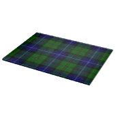 Urquhart tartan blue kariert schneidebrett (Ecke)