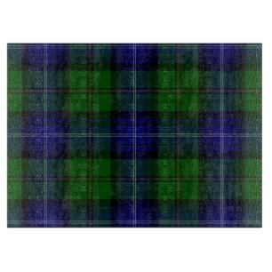 Urquhart tartan blue kariert schneidebrett