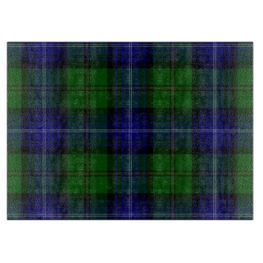 Urquhart tartan blue kariert schneidebrett (Vorderseite)