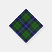 Urquhart tartan blue kariert serviette (Ecke)