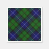 Urquhart tartan blue kariert serviette (Vorderseite)