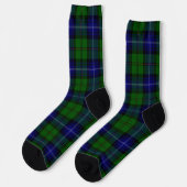 Urquhart tartan blue kariert socken (Linkes Detail)