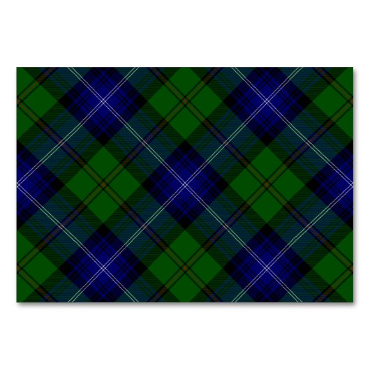 Urquhart tartan blue kariert tischnummer (Vorderseite)