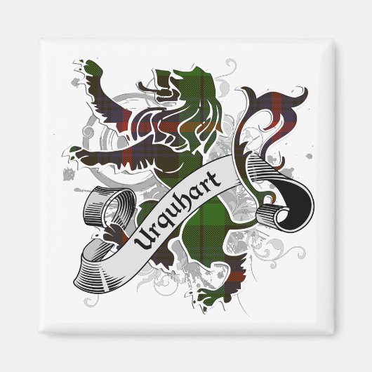 Urquhart Tartan Lion Magnet (Vorne)