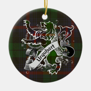 Urquhart Tartan-Löwe Keramikornament