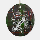 Urquhart Tartan-Löwe Keramikornament (Links)