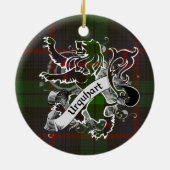 Urquhart Tartan-Löwe Keramikornament (Hinten)