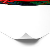 Urquhart Tartan Scottish Kariert Lion Rampant Poster (Ecke)