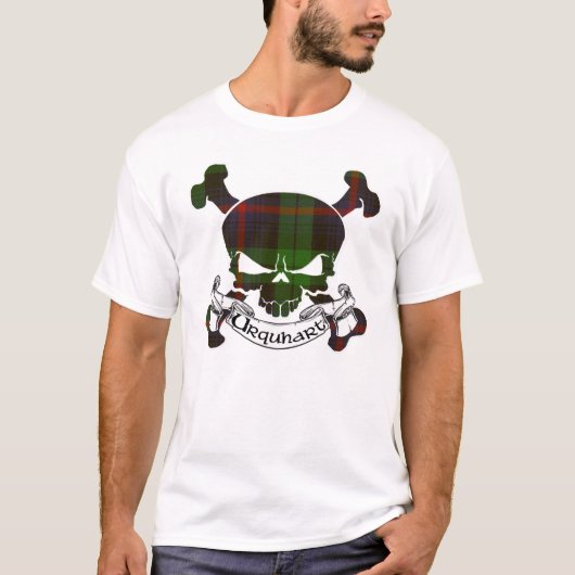 Urquhart Tartan Skull T-Shirt (Vorderseite)
