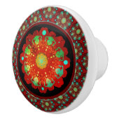 Urrhythmen Mandala Muster Keramikknauf (Rechts)