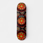 Urrhythmen Mandala Muster Skateboard (Vorne)