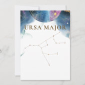 Ursa Major Constellation, Celestial Tischnummer (Vorderseite)
