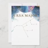 Ursa Major Constellation, Celestial Tischnummer (Rückseite)