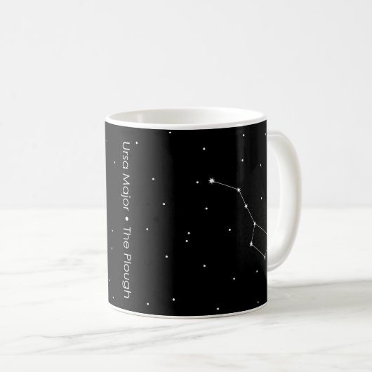 Ursa Major, "The Plough"-Konstellation Kaffeetasse (VorderseiteRechts)