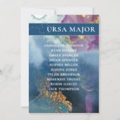 Ursa Major Tischnummer Celestial Seating Chart (Vorderseite)