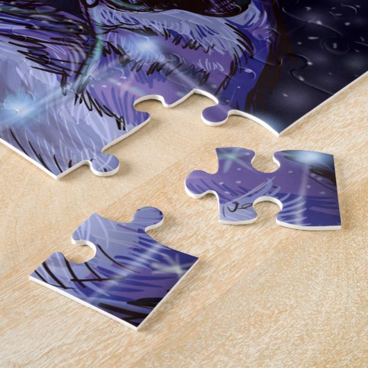 Ursa Major und Minor Constellation Bär Art Puzzle (Seite)