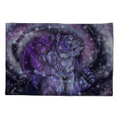 Ursa Mini- und Major-Star-Bären Kissenbezug (Rückseite)