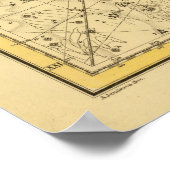 Ursa Minor, Cassiopeia, Tarandus, Cepheus Poster (Ecke)