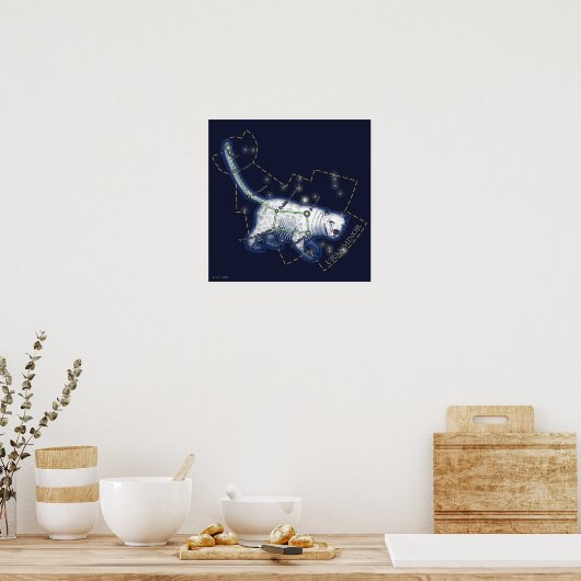 Ursa Minor (Poster) Poster (Küche)