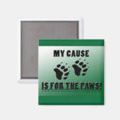 Ursache für das Paws-Magnet Magnet (Vorderseite/Rückseite)