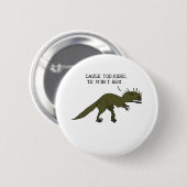 URSACHE IMMER DU ME IN-T-REX - Wortspiele Button (Vorne & Hinten)