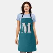 Urschrift | Monogram Modern Stilvoll Cool Schürze (Getragen)