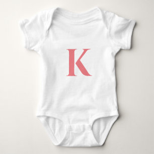 Urschrift   Monogram Modern Stylish Trendy Baby Strampler
