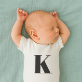 Urschrift | Monogram Modern Stylish Trendy Baby Strampler