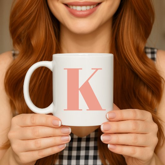 Urschrift | Monogram Modern Stylish Trendy Kaffeetasse