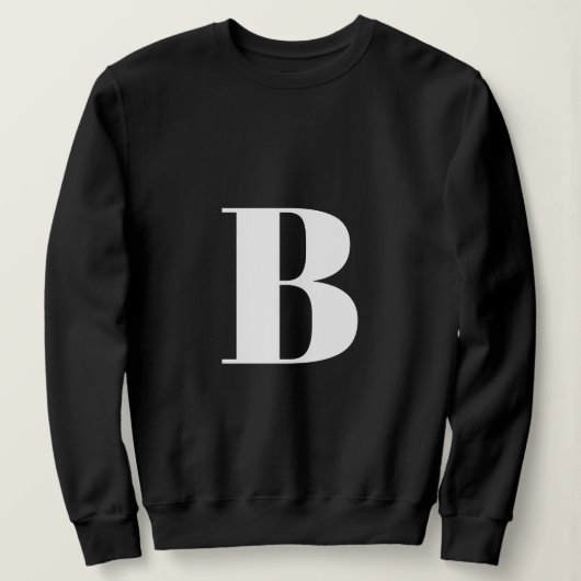 Urschrift | Monogram Modern Stylish Trendy Sweatshirt (Design vorne)