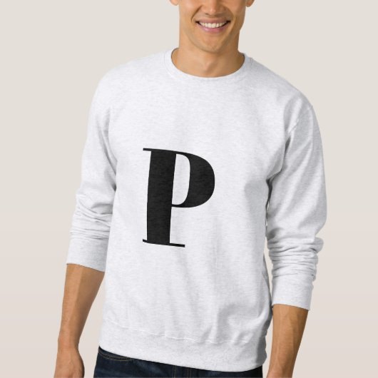 Urschrift | Monogram Modern Stylish Trendy Sweatshirt (Vorderseite)