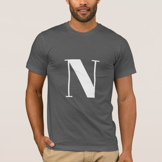 Urschrift | Monogram Modern Stylish Trendy T-Shirt (Vorderseite)
