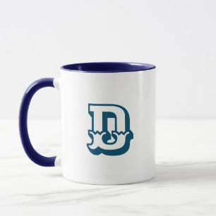 Urschrift   Monogram Modern Trendblue Color Tasse