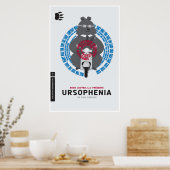 "Ursophenia"-Plakat Poster (Küche)