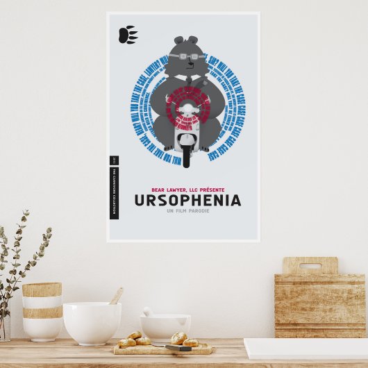 "Ursophenia"-Plakat Poster (Küche)