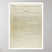 URSPRUNG 15. Änderung der US-Verfassung Poster (Vorne)