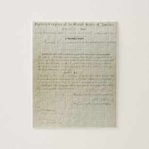 URSPRUNG 15. Änderung der US-Verfassung Puzzle