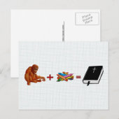 Ursprung der Bibel Postkarte (Vorne/Hinten)