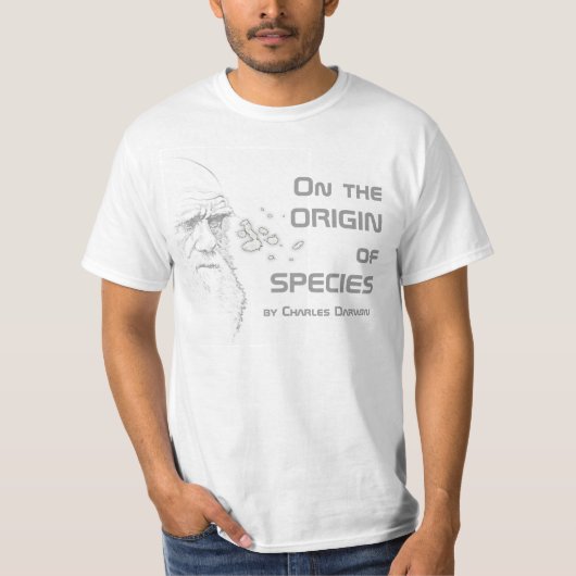 Ursprung der Spezies durch Charles Darwin T-Shirt (Vorderseite)