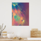 Ursprung des Denkens - abstrakter Maldruck Poster (Küche)