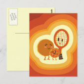 Ursprung des Waffelbabys Postkarte (Vorne/Hinten)