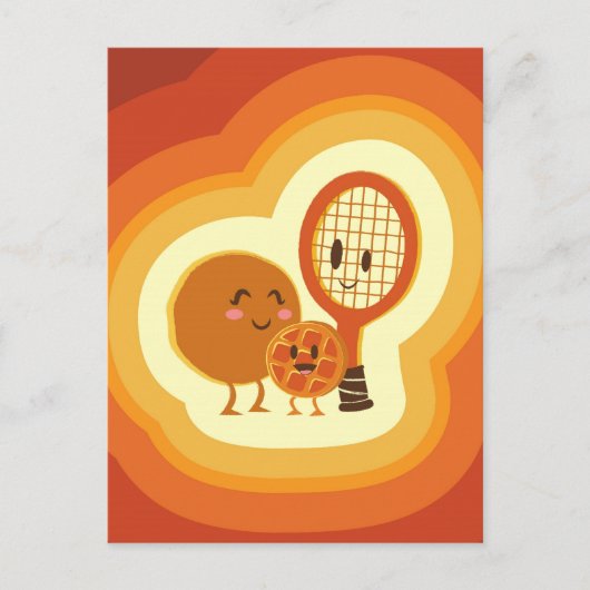 Ursprung des Waffelbabys Postkarte (Vorderseite)