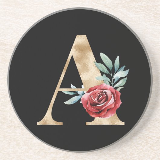 Ursprünge für Winterferien Buchstabe A Getränkeuntersetzer (Vorne)