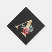 Ursprünge für Winterferien Buchstabe A Serviette (Ecke)